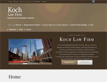 Tablet Screenshot of lkochlaw.com
